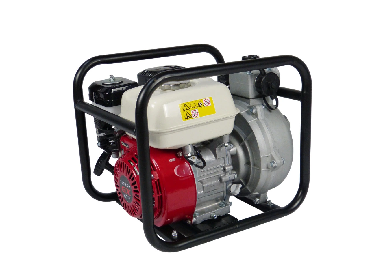4171 MOTOBOMBA 50mm + 2x38mm ALTA PRESSÃO 5KG 3 SAÍDAS MOTOR HONDA GX200 - Image 1