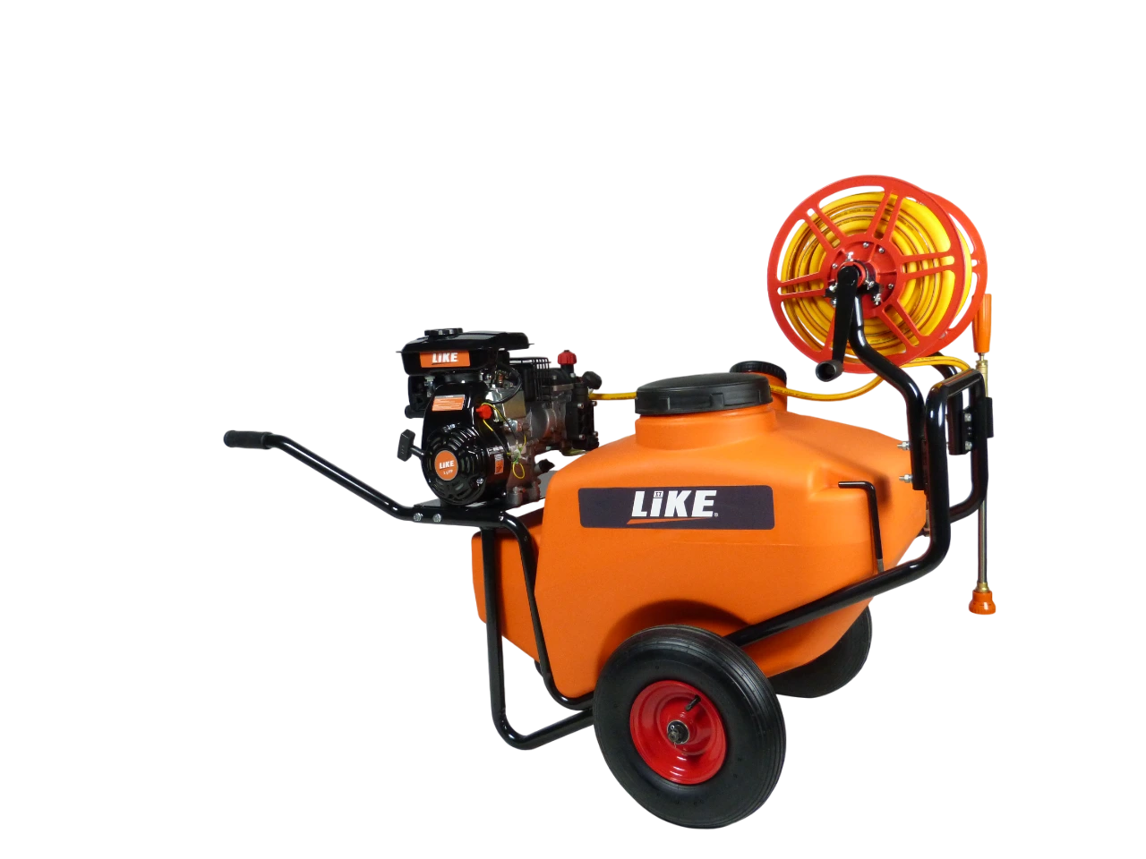 4159 PULVERIZADOR LIKE 100L MOTOR 4T 20BAR + ENROLADOR 50M + PISTOLA - Image 1
